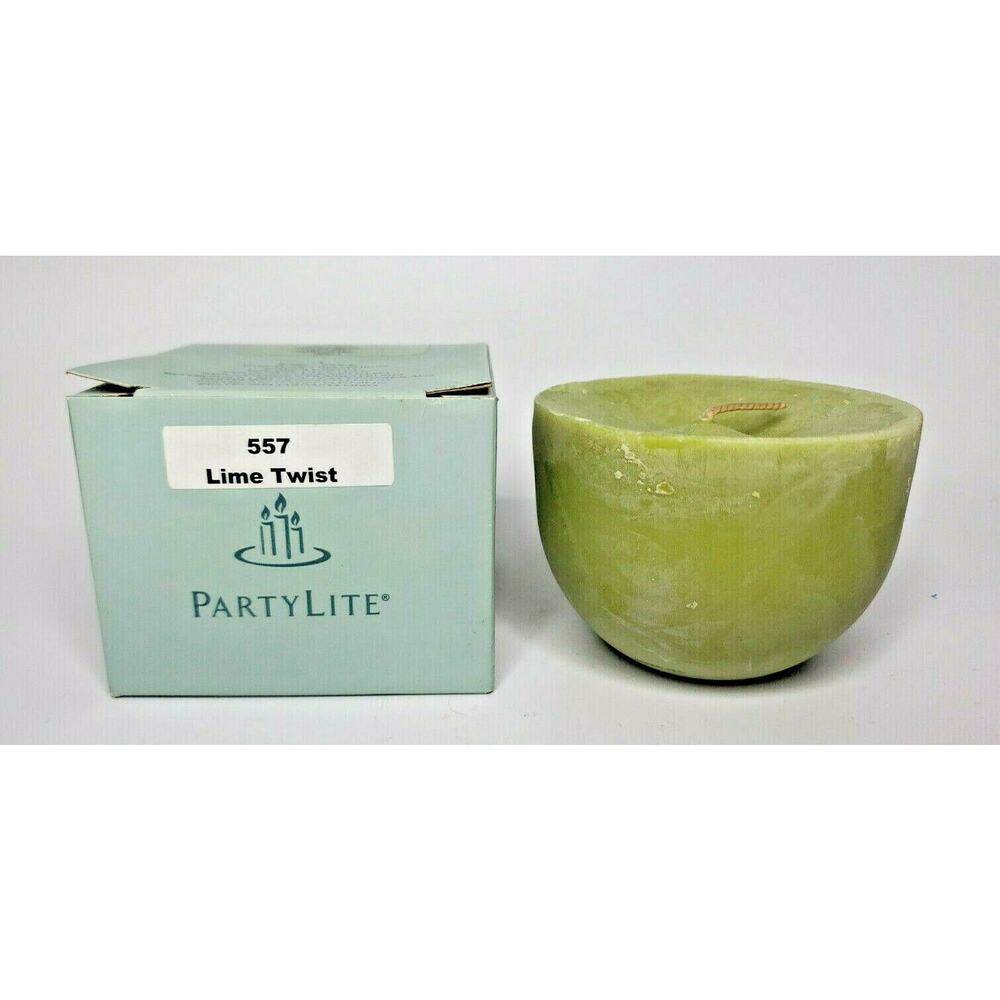 PartyLite Refill for‎ Barrel Jar Candle 8 oz. New Box Lime Twist P4H/S33557